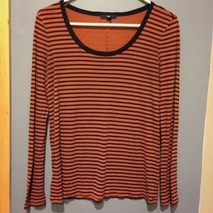 SOLD ON DEPOP Striped long sleeve